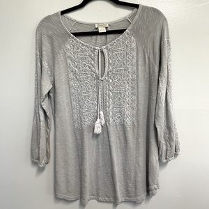 Women’s Gray Lucky Brand blouse